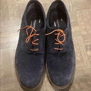 Rockport Dark Blue Suede Oxfords